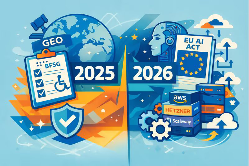 Bild zu der Casestudy: Jahresrückblick 2025 & Ausblick 2026: Von Barrierefreiheit bis KI-Regulierung