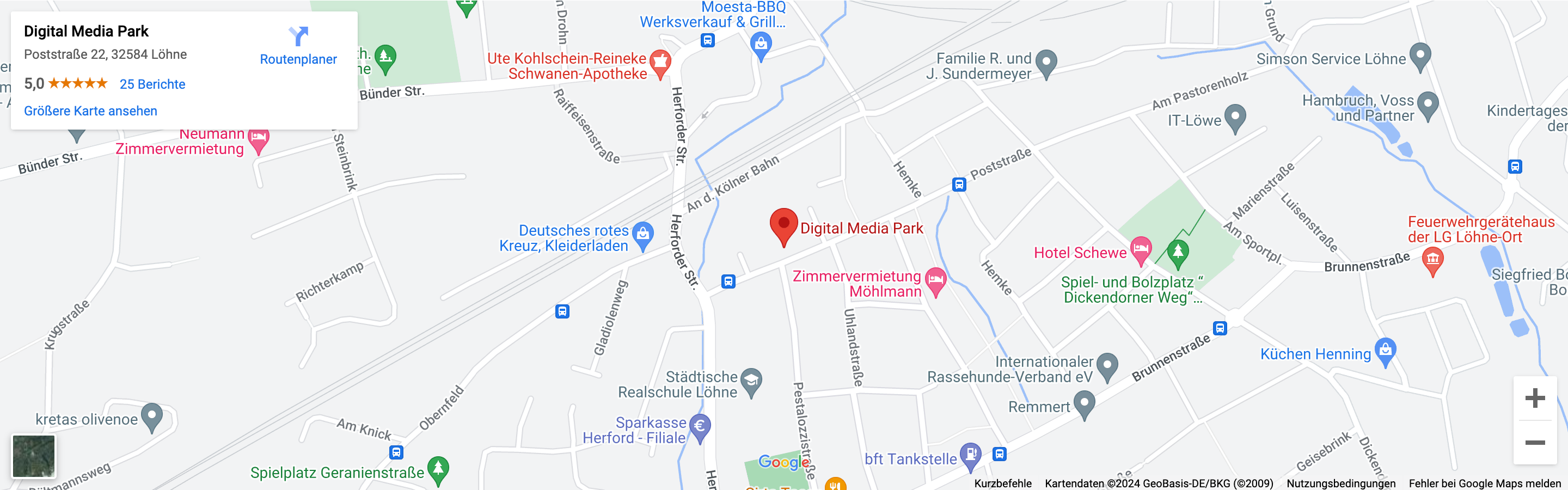 Digital Media Park Kartenausschnitt